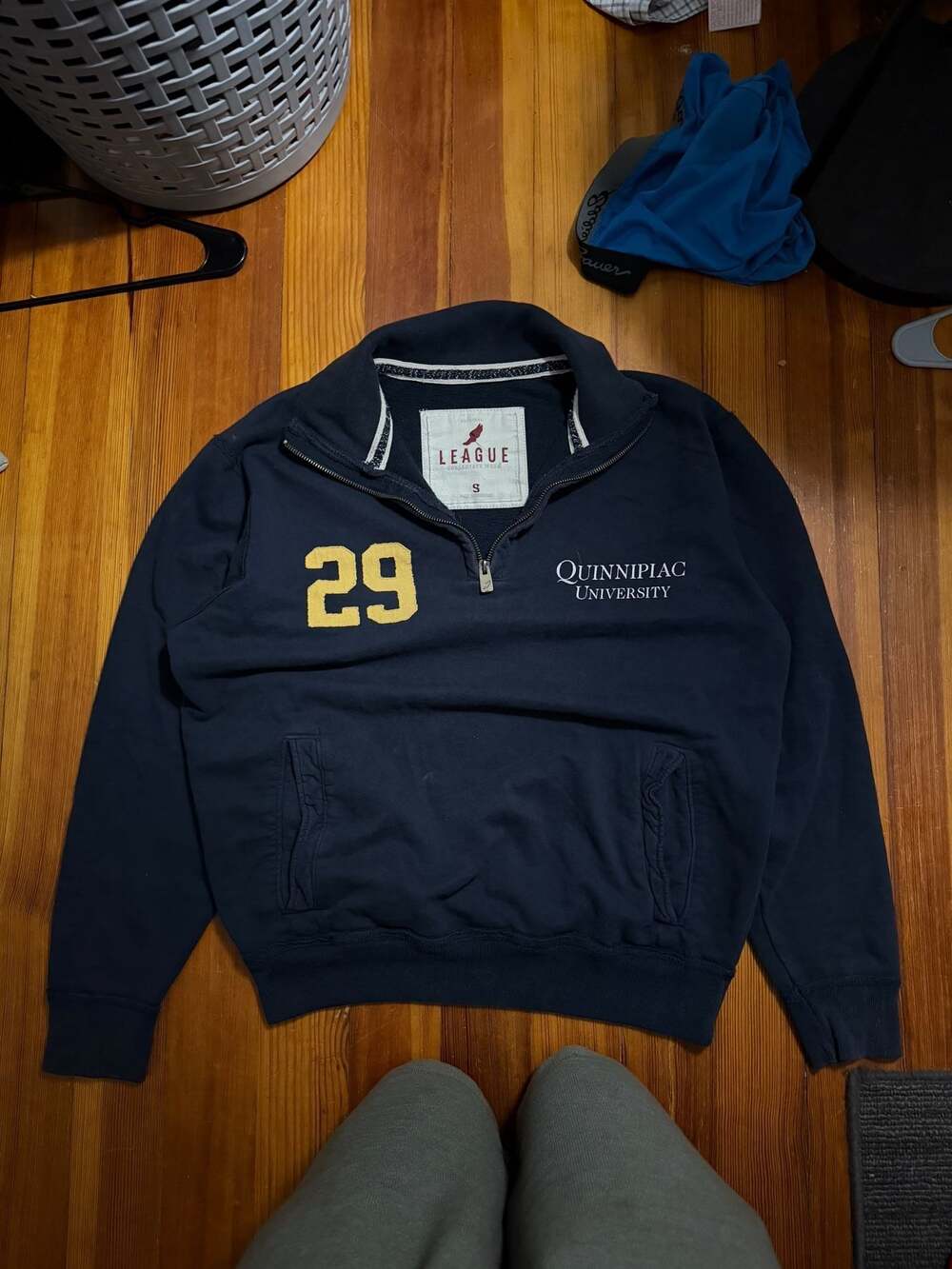 League Collegiate Wear Quinnipiac University Quarter-Zip Sweatshirt